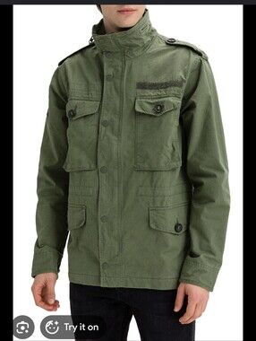 Mens Superdry Field Jacket The Rookie Jacket Size XL
